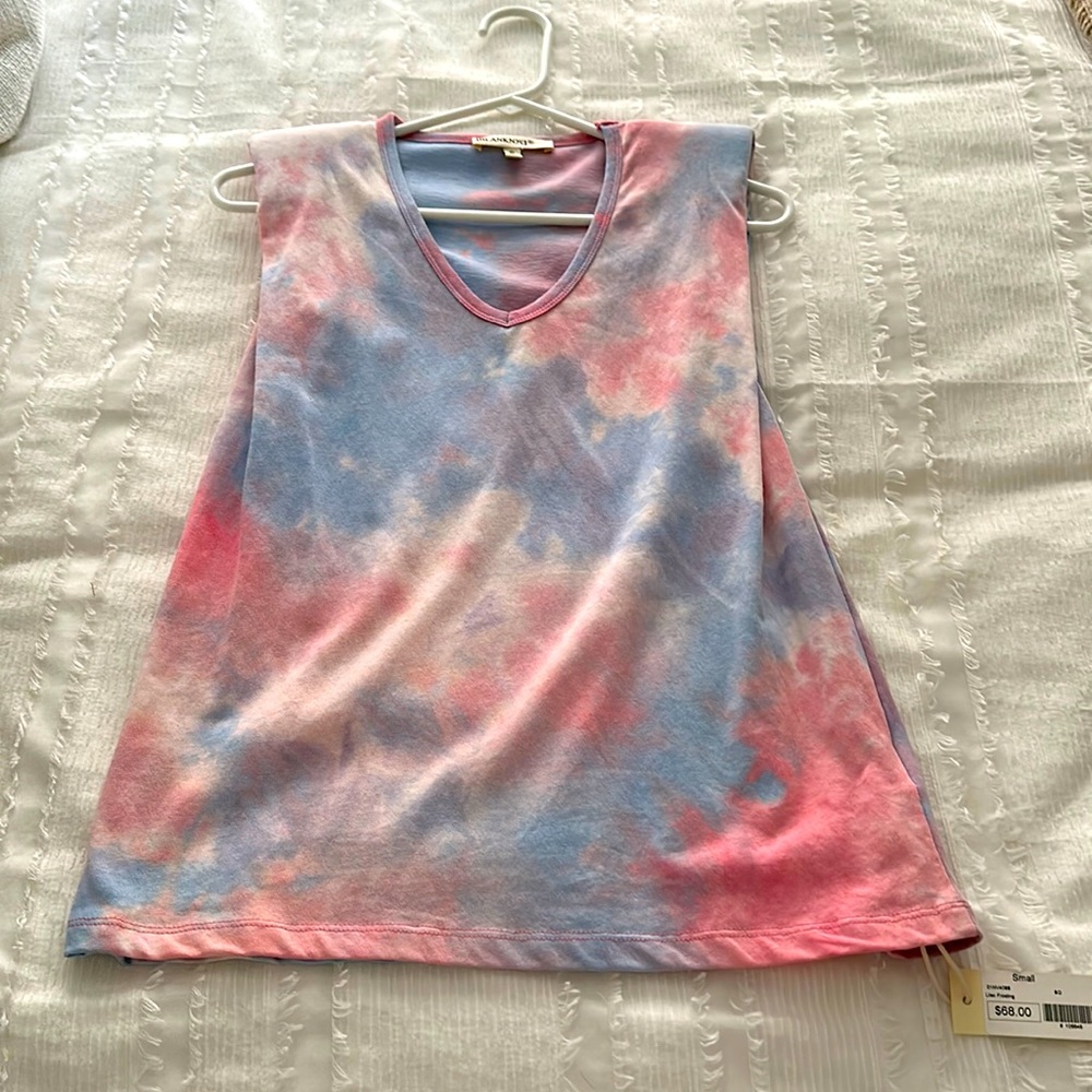 BlankNYC Lilac Frosting tiedye top- Size Small NWT